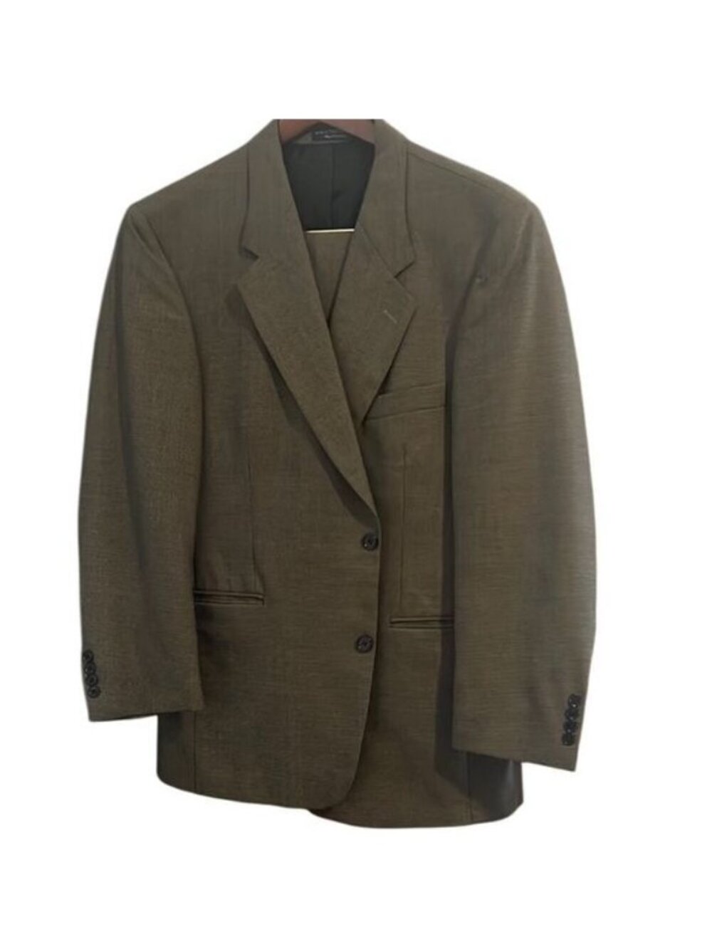 Gianfranco Ferre Brown Wool Italian Jacket and Pants Suit Men's 44 Regular